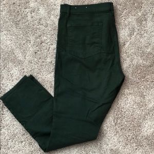 Loft Modern Skinny Olive Jeans Sz 32